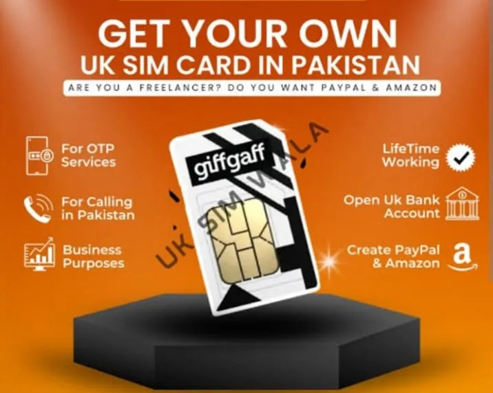 Lifetime UK Sim for Whatsapp | Tiktok Live | Paypal | Account Creation all Otps